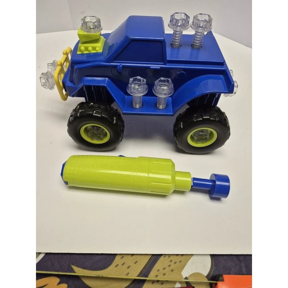 Design N Drill Blue Truck Screws/bolts And Screwdriver Battery Powered Toy